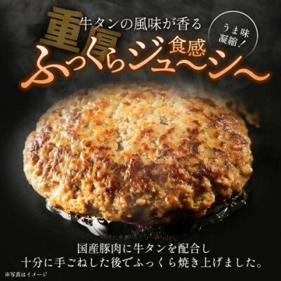 牛タン入りハンバーグ(和風・デミグラス)&柔らか牛タン(タレ・塩)セット【04301-0757】