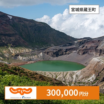 【じゃらんふるさと納税クーポン】 宮城県蔵王町でつかえる300,000円 クーポン