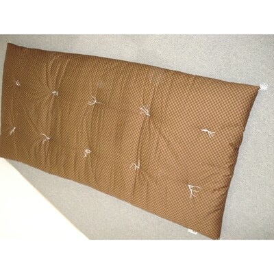【手作り】敷布団 シングルロングサイズ(105cm×210cm) 4.5kg 茶色