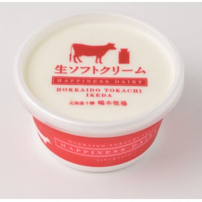 〈嶋木牧場〉牧場の生ソフトクリーム 120ml×10個  スイーツ 十勝アイスクリーム詰め合わせ