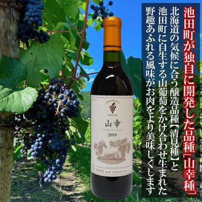 【さとふる限定】池田町産赤ワイン【山幸】を使用した自家製シャンクジンギスカン3kg(500g×6P)