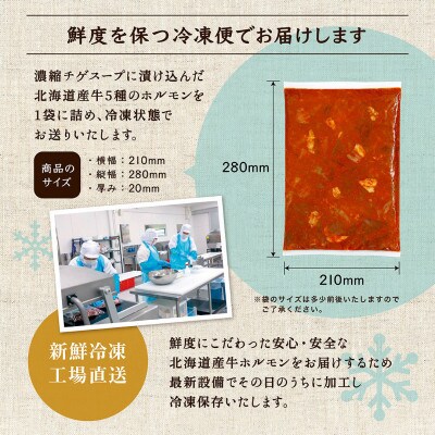 北海道産牛ホルモン使用 旨辛★韓国 本格ホルモンチゲの素 4～5人前 1kg