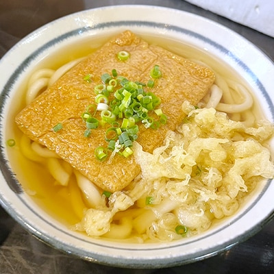 【さとふる限定】北海道十勝の名店「麦笑」うどんセット 4人前(肉うどん2人前&きつねうどん2人前)