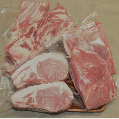 黒豚1頭ブロックセット 500g×6パック 3kg 豚肉 ブロック 冷凍　