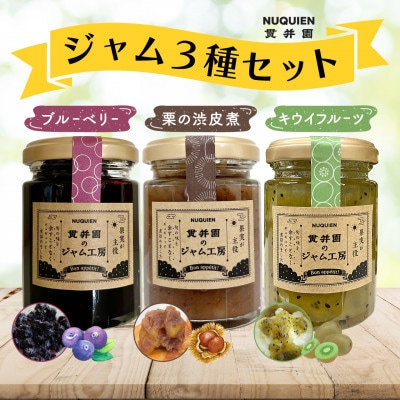 【毎月定期便】貫井園のジャム3種セット　各110g入り 全6回