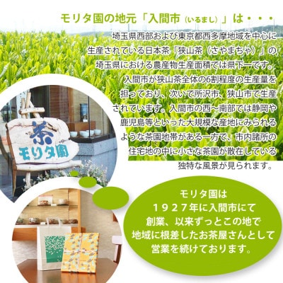 深蒸し茶100g×5袋+TB1袋　狭山茶産地からお届け　心和む香りの強火仕上げ