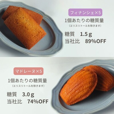 グルテンフリー焼菓子ケーキセット(10個入)