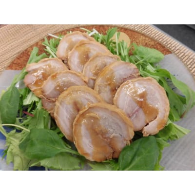 大釜で作った煮豚