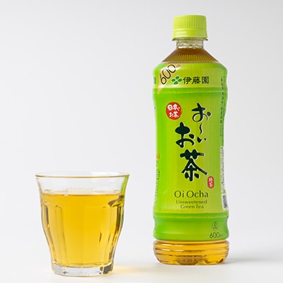 入間産茶葉使用　PETお～いお茶緑茶　600ml×24本