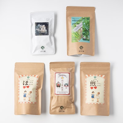 清水園製茶工場の狭山茶ティーバッグ5点セット