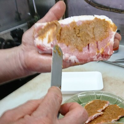 入間地豚ロース肉味噌漬け 3枚