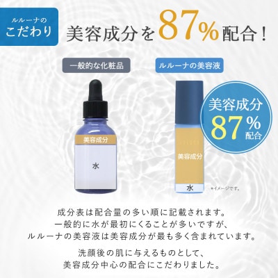 【3本セット】発酵エイジングケアセラム[LULUNA]ルルーナ