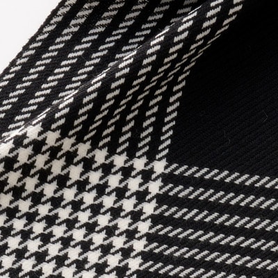 武州織技 ウールマフラー【千鳥チェック】