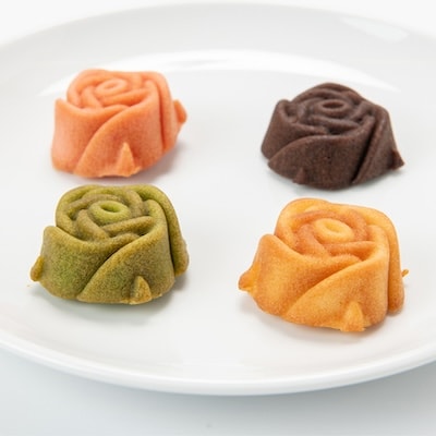 【訳あり】華やか薔薇のフィナンシェ4種×各10個(合計40個入)