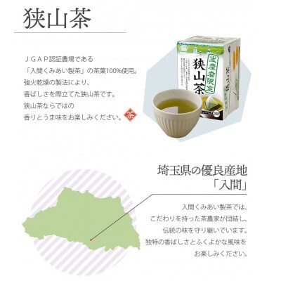 生産者限定　狭山茶ティーバッグ　36g(20袋)×6箱
