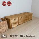 【2WAY 】スリムキャビネット　扉　スリム　コンパクト　ha15