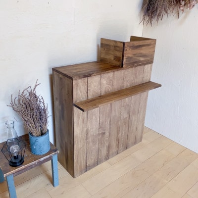 【サイズオーダー】ヴィンテージ風 オーダーカウンター レジカウンター na280