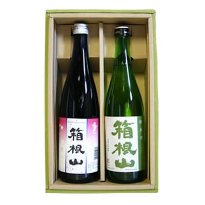 箱根山 純米酒・純米吟醸ブルーボトルセット