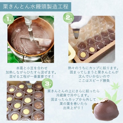 栗きんとん水まんじゅう10個入|恵那の涼菓