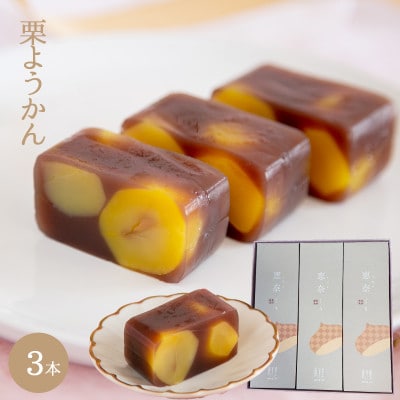 栗ようかん 3本入 岐阜産