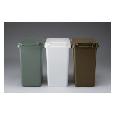 ごみ箱　連結　33L　ブラウン　2個組