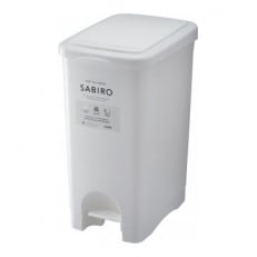 ごみ箱　プッシュペダルペール　45L　ホワイト　1個