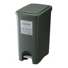 ごみ箱　プッシュペダルペール　45L　スモーキーグリーン　1個