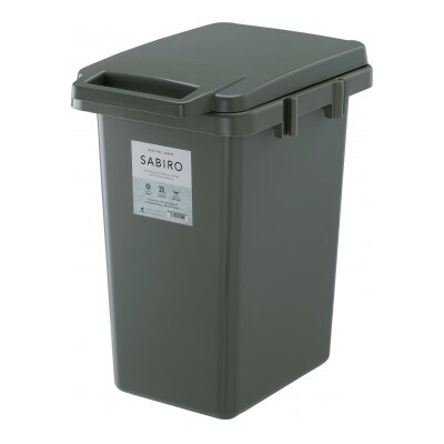 ごみ箱　連結　33L　スモーキーグリーン　2個組