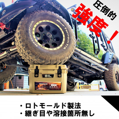 「ピンク」ROS FIELD クーラーボックス ハード 42.6L/45QT キャンプや災害時に