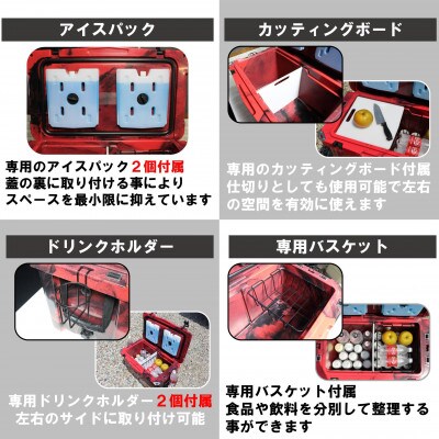 「アーミーグリーン」ROS FIELD クーラーボックス ハード 42.6L キャンプや災害時に