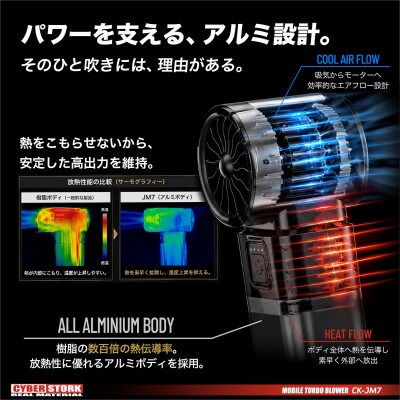 モバイルターボブロワー 強力送風 サイバーストーク 岐阜県恵那市 CK-JM7