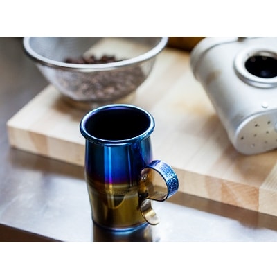 【MAVERICK】チタン製カップ　「タロ　ブルー」