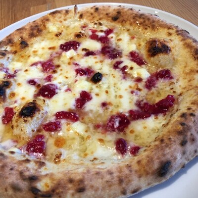 REICAFEこだわり本格石窯ピザ  人気のスペシャリテ3種(マルゲリータ　とり　味噌　ラズベリー)