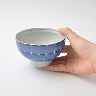 【波佐見焼】三段刷毛 ペアお茶碗(箱入り) PA119
