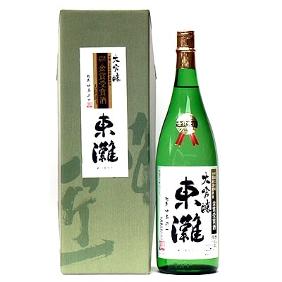 東灘 平成30年全国新酒鑑評会金賞受賞大吟醸1.8L 1本