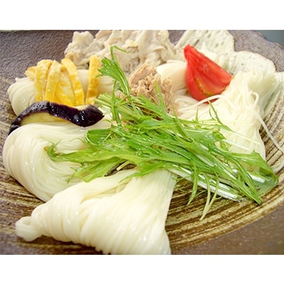 【一級麺師謹製】国産小麦粉100%島原手延べ素麺　3kg(500g×6袋入) F-30