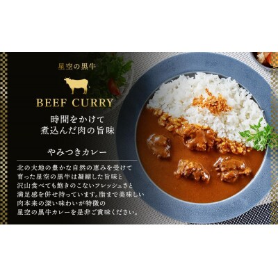 北海道 「星空の黒牛」ビーフカレー(180g)×4個