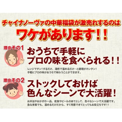 <定期便・3回>【チャイナノーヴァ】中華惣菜定期便　2か月ごと全3回