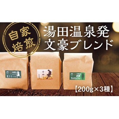 文豪コーヒー豆セット　D027