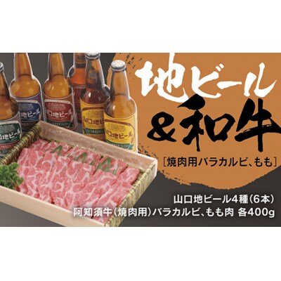 山口地ビールと阿知須牛(焼肉用)セット B015