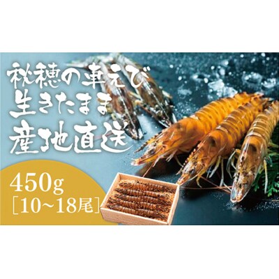 活きあいおえび450g(10～18尾) D090