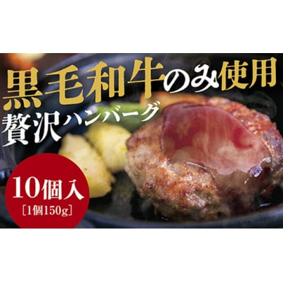 黒毛和牛100%ハンバーグ10個入り D085