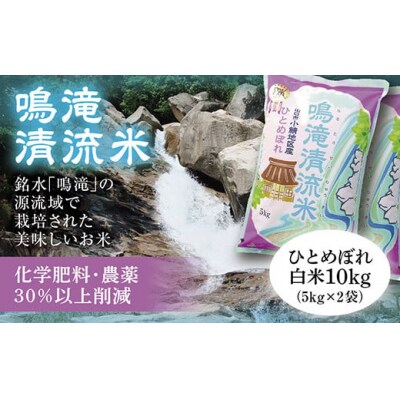鳴滝清流米白米10㎏(5kg×2袋) C107