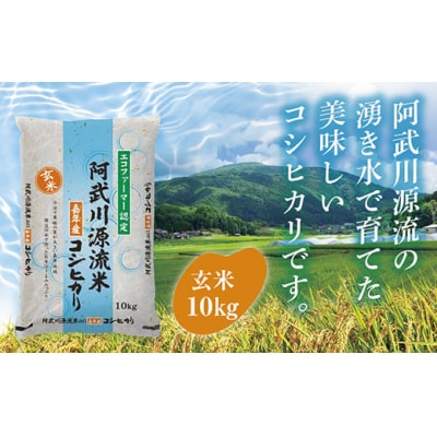 阿武川源流米コシヒカリ玄米10キログラム D539