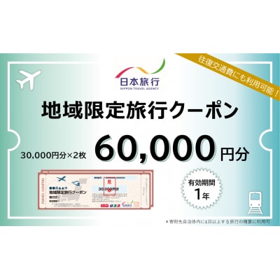 山口市宿泊プランコーディネート券(60000円分)日本旅行 地域限定旅行クーポン　A108