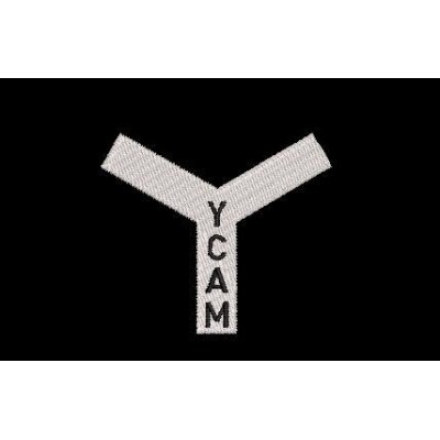 YCAM　刺繍Tシャツ D550