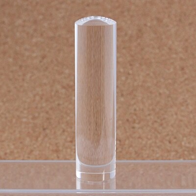 宝石印鑑　水晶　18.0mm×60.0mm