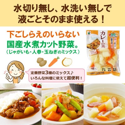 「うまみ丸ごと野菜 国産カレーの具 300g」×20袋