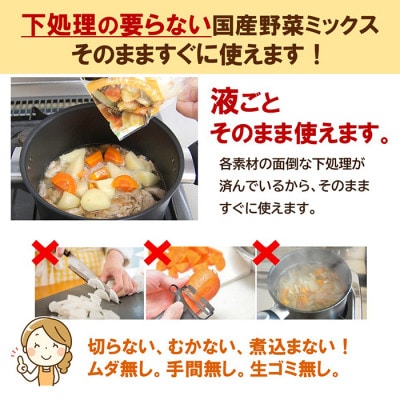 「うまみ丸ごと野菜 国産カレーの具 300g」×20袋