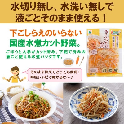 「うまみ丸ごと野菜 国産きんぴらの具 200g」×20袋